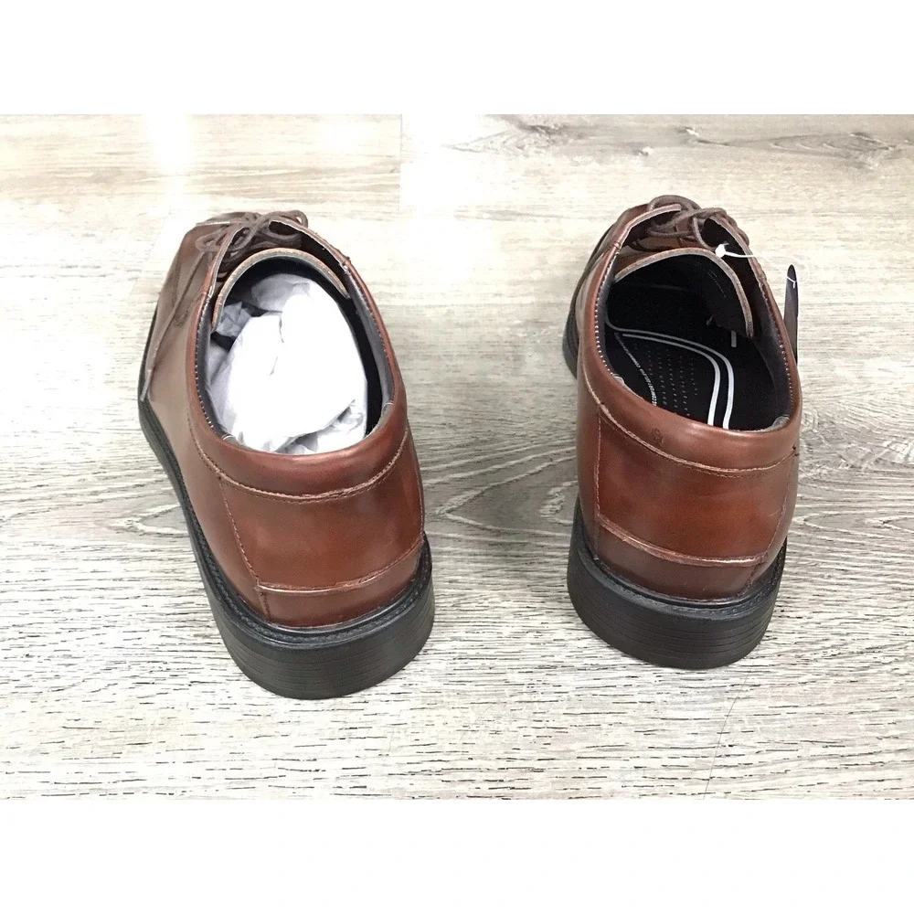 Nunn Bush Mens Marcell Bicycle Oxford Brown Leather Size 12 M Shoe 83364-200 New